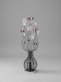 Viola Aluminium Crystal Table Lamps Diyas Home Armed Table Lamps Viola Aluminium Crystal Table Lamps Diyas Home Armed Table Lamps